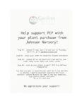 P.E.P. Plant Fundraiser 2017